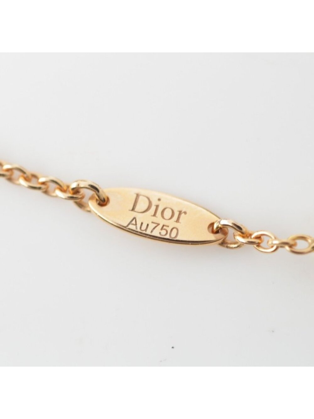 Dior Rose Des Vins Diamond Necklace Gold - Picture 7 of 8